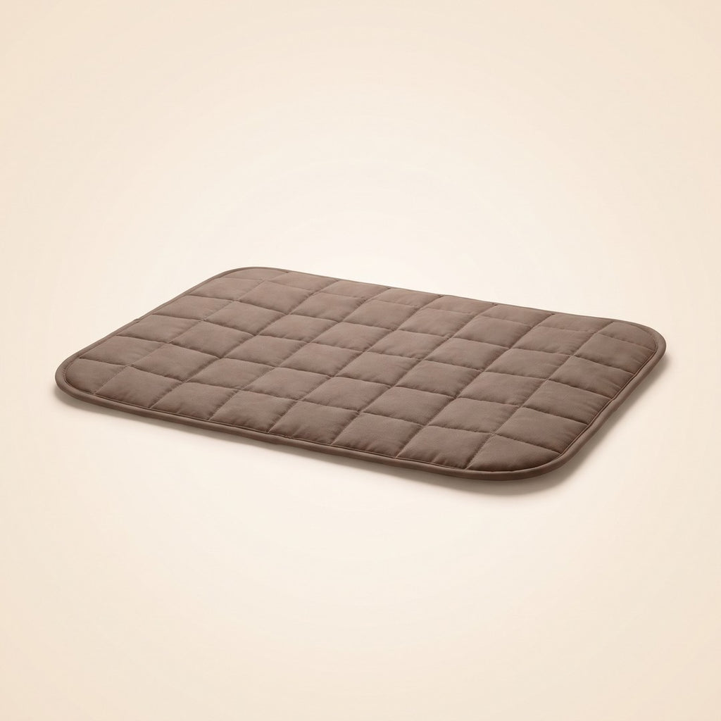 Tapis rafraîchissant Patoulina chat, coloris brun