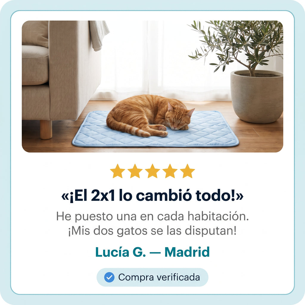 Tallas de la esterilla segun el peso del gato