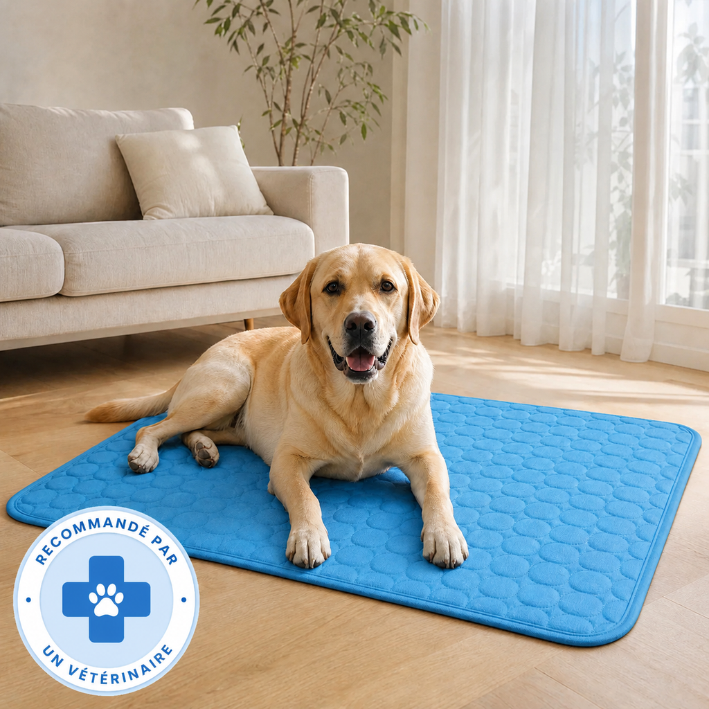 Structure trois couches sans gel du tapis Patoulina pour chien