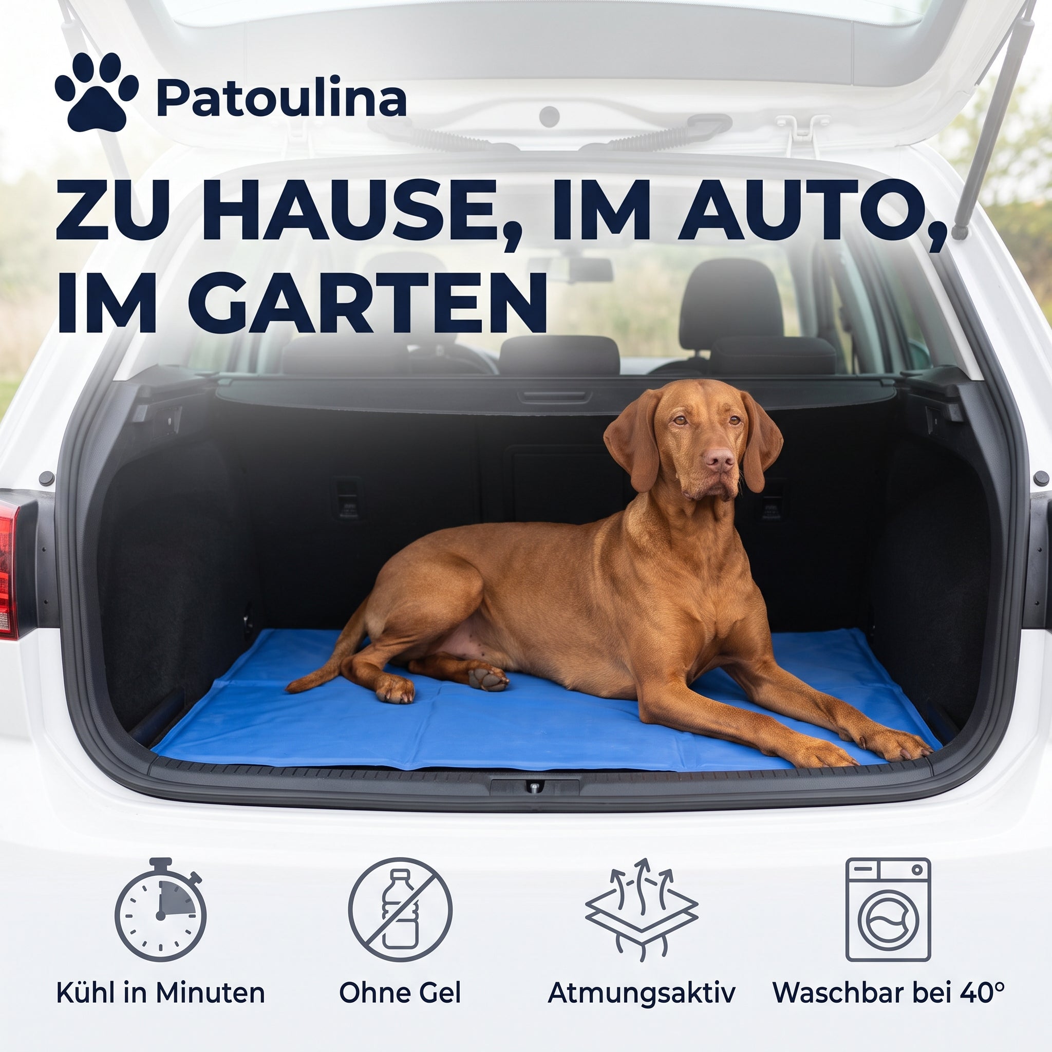 Dreilagiger Aufbau ohne Gel