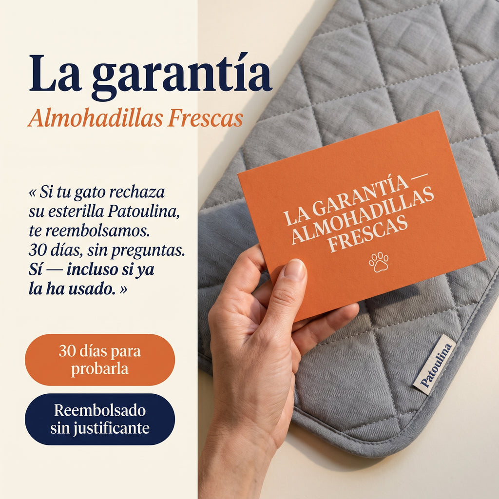 Patoulina gato — garantía 30 días