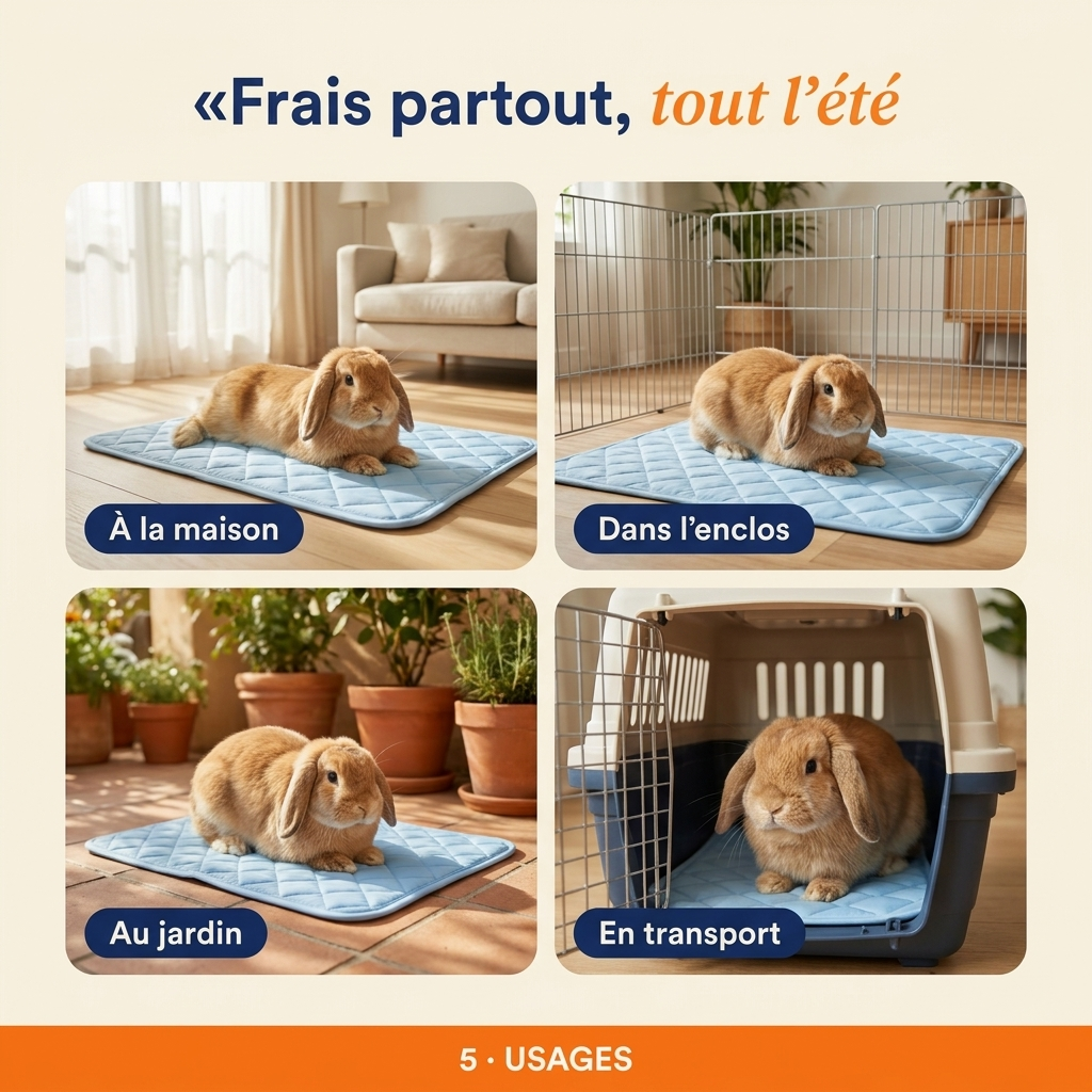 Patoulina lapin — Frais partout tout l'été (usages)