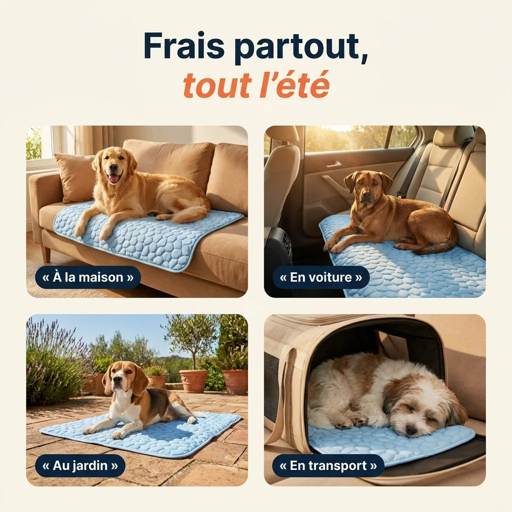 Patoulina chien — Frais partout tout l'été (usages)